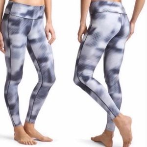 Athleta Alpine High Rise Gray Chaturanga Leggings